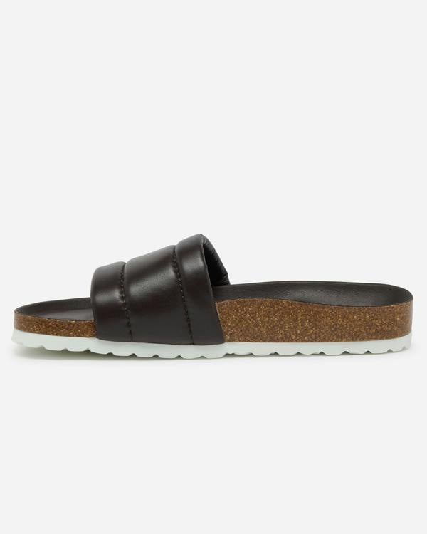 Oliver Sweeney Bornos Leather Mens Slides - Brown | CHO | Designer Mens Sandals