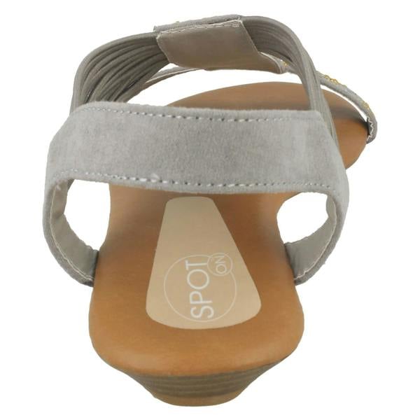 Spot On Ladies Spot On Flat Sandals