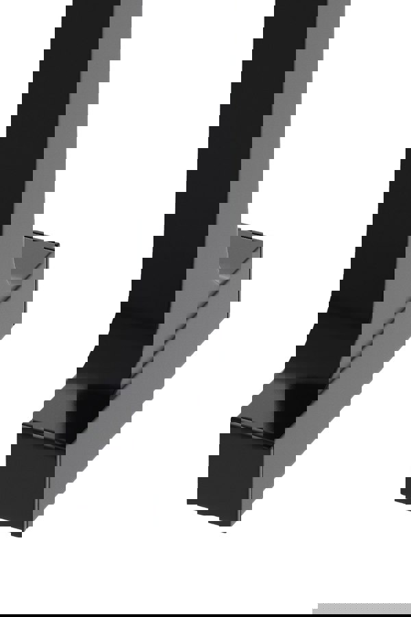 Living and Home 40cm/15.75 inch 2Pcs Black I-shaped Metal Table Legs Furniture Replacement Legs for Coffee Table