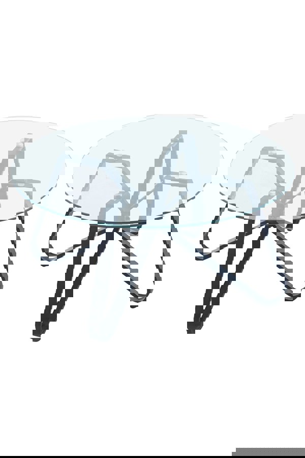 Living and Home Round Coffee Table Modern Sofa Side Table