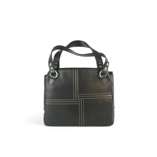 Eastern Counties Leather Womens Janie Leather Handbag - Black