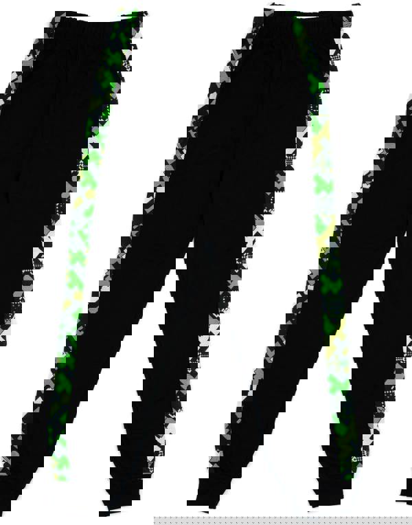 Minecraft Boys Green Short Sleeve Long Leg Pyjama Set