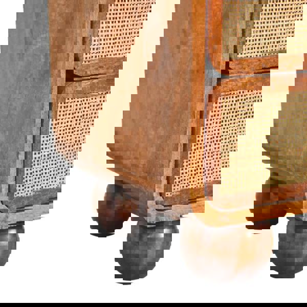 Artisan Furniture Solid Wood Larissa 2 Drawer Chestnut Nightstand