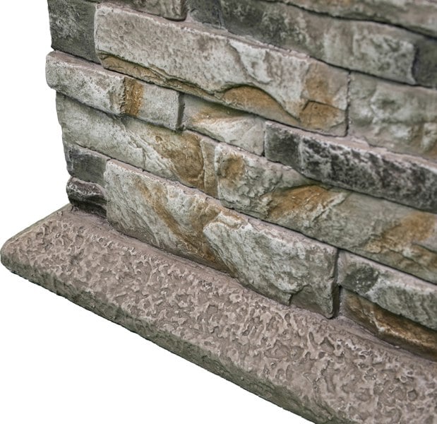 Centurion Supports Fireology VIETRI Majestic Garden and Patio Heater Fire Pit and Barbecue with Eco-Stone Finish