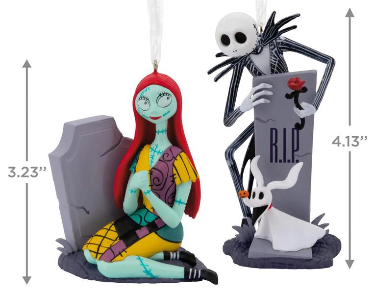 Hallmark The Nightmare Before Christmas - Set of 2 Christmas Tree Ornaments