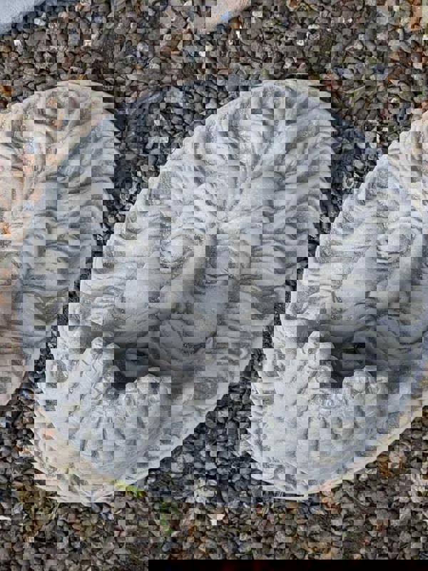 Large Stone Cast Wind Wall Plaque