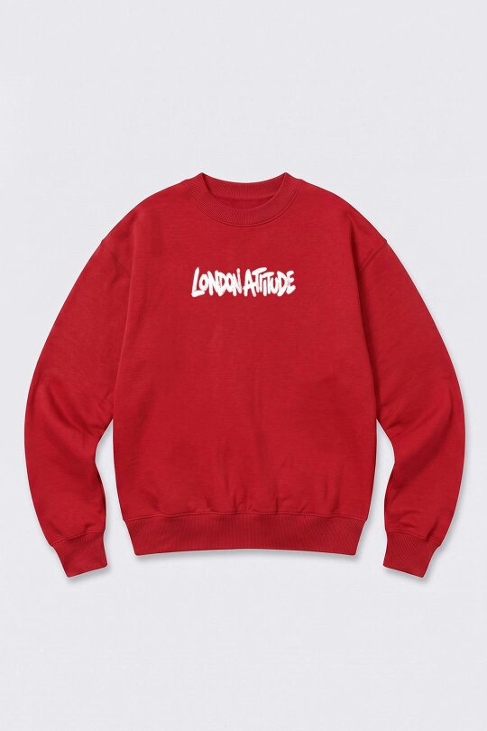 London Attitude Oversized Heavyweight City Graffiti Sweatshirt