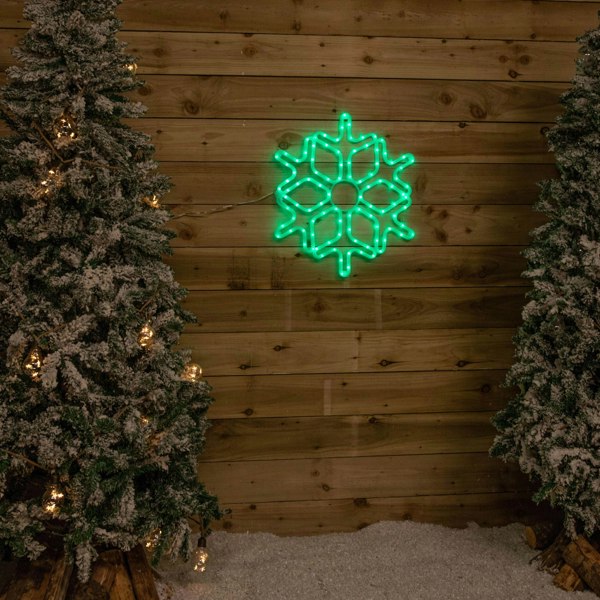 Samuel Alexander 57cm RGB Digital Light up Christmas Snowflake with Remote Control & Timer Function