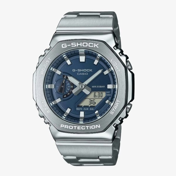Casio G-Shock Metallic Navy Dual Display GM-2110D-2BER