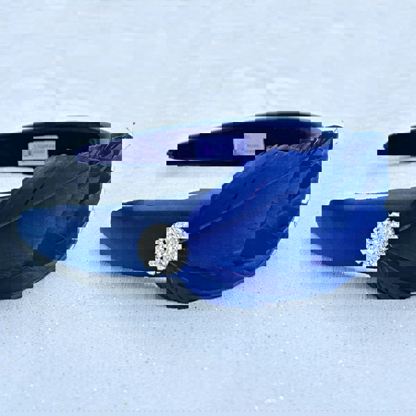 Navy Headpiece Races Headband Feather Fascinator Headband