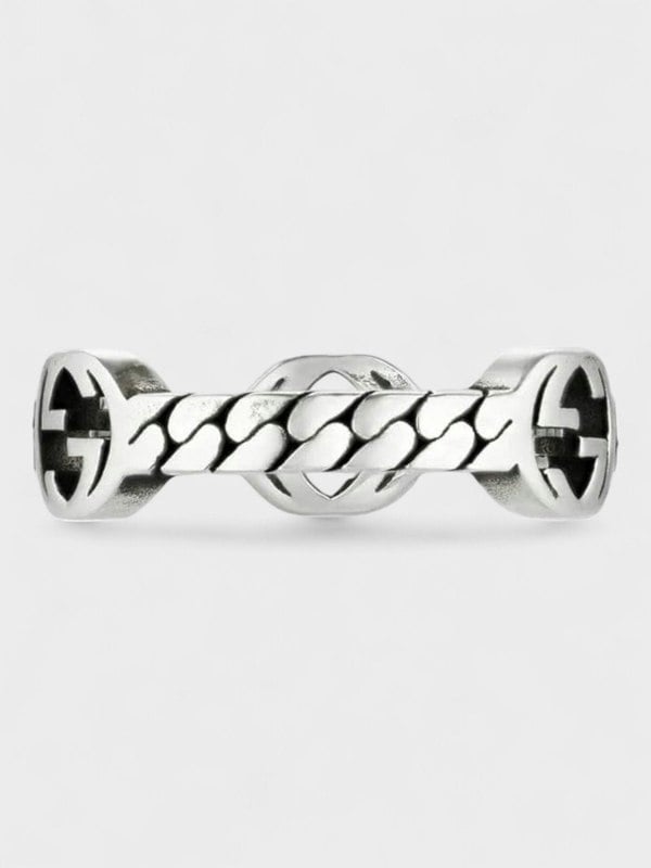 Gucci Interlocked G Ring in 925 Sterling Silver - Supplied FashionGucci