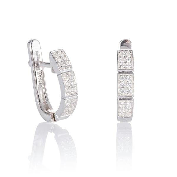 Sterling Silver Mini Silver Huggie Hoop Earrings for Women - namana.london