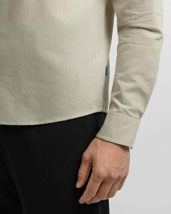 Steel & Jelly Allgreave - Abstract Jacquard Long Sleeve Shirt