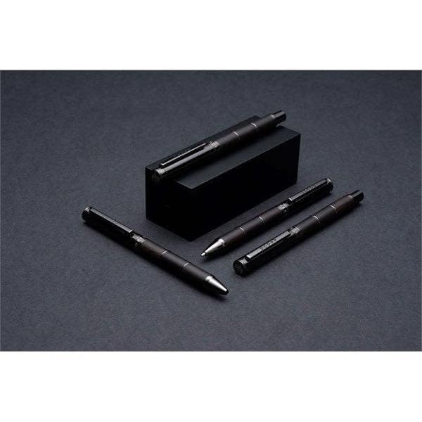 Tom Hessin Revolution Collection Charcoal Mechanical Pencil with Wooden Barrel & Gunmetal Trim