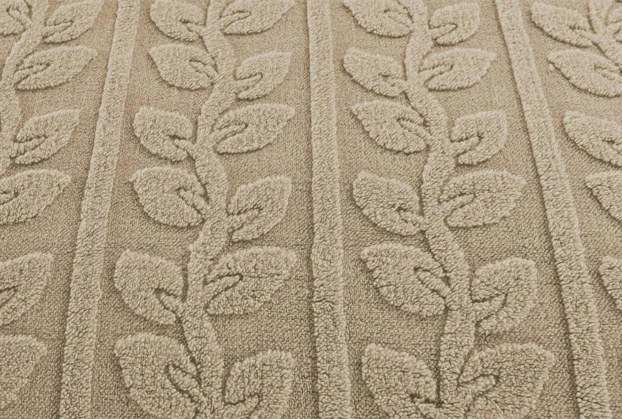 Leaves Teddy Beige Duvet Cover Set