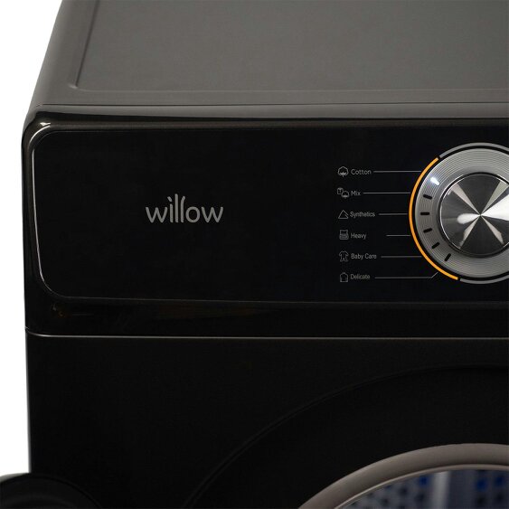 Willow 10kg Vented Tumble Dryer W10TDB - Black