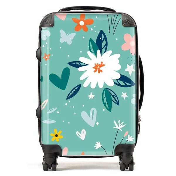 Warren Reed Garden Summer Flowers Suitcase