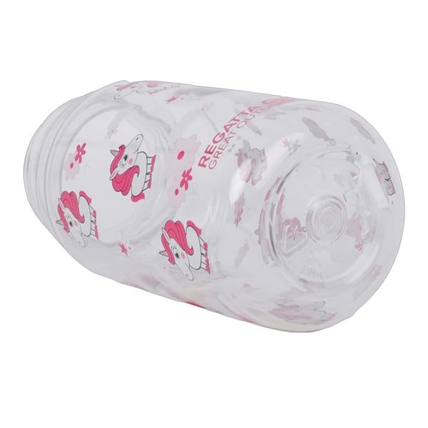 Regatta Luna The Unicorn Straw Tritan 0.35L Water Bottle - Sweet Pink - 
