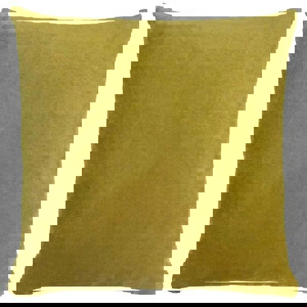 Furn Solo Velvet Square Cushion Cover - Olive