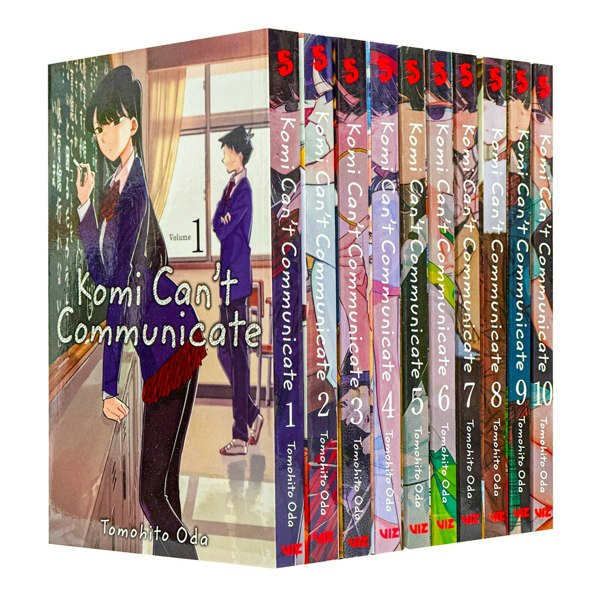 Komi Cant Communicate Collection Vol 1-10 Books Set by Tomohito Oda