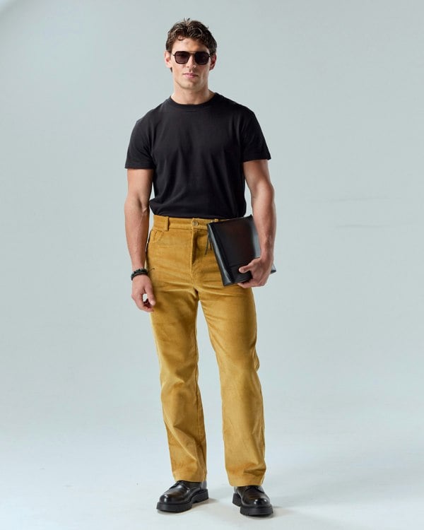 Frolickers Corduroy Relax Trousers - Honey