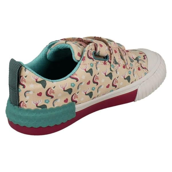 Clarks Girls Clarks Canvas Shoes Foxing Myth
