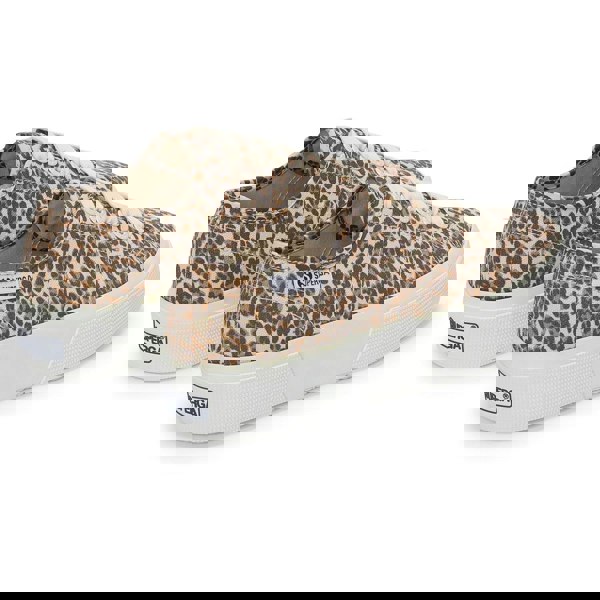 Superga 2740 Leopard Print Canvas Women's Leopard Trainers
