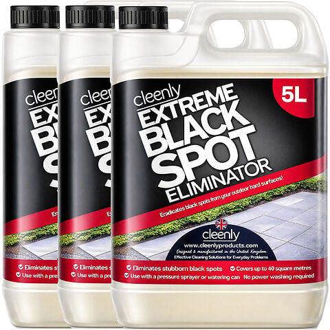 Cleenly Black Spot Destroyer - Removes Black Spots on Patios, Paving, Driveways & More 15L