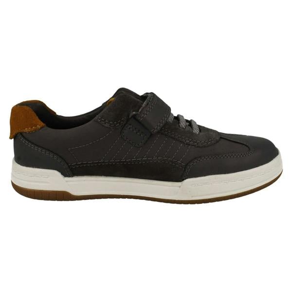 Clarks Boys Clarks Low-Top Sporty Style Trainers - Fawn Family