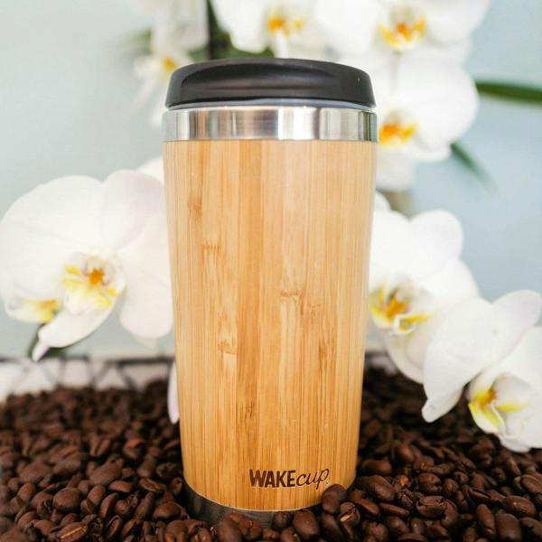 Abode Home & Gifts Personalised WAKEcup Coffee Cup
