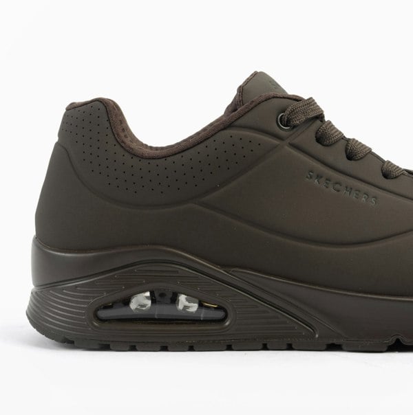 Skechers UNO - STAND ON AIR Mens Trainers Chocolate