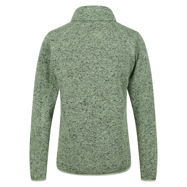 Regatta Women's Newhill Marl Full Zip Fleece Jacket - Quiet Green / Seal Grey