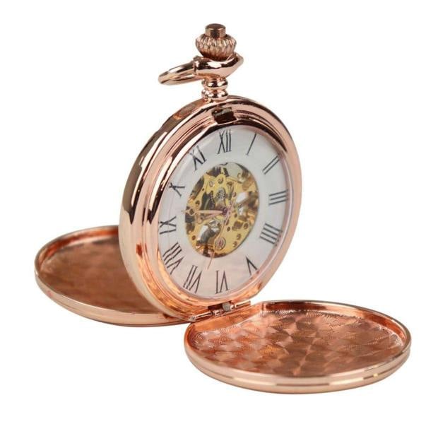 TruClothing Classic Mechanical Pocket Watch Peaky Blinders Vintage Skeleton Automatic