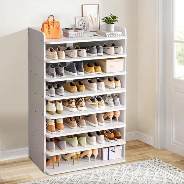Living and Home 8-Tier Shoe Rack Shoe Cabinet for Entryway