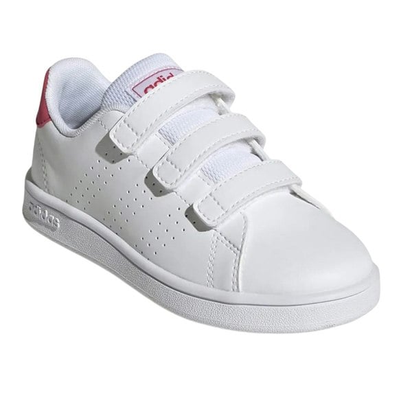Adidas Childrens/Kids Court Trainers - White/Pink