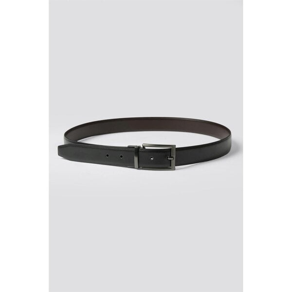Limehaus Smooth Reversible Black Belt
