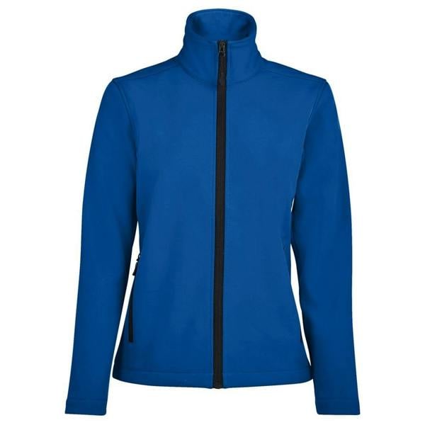SOLS Womens/Ladies Race Full Zip Water Repellent Softshell Jacket - Royal Blue - 