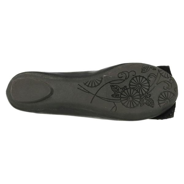 Cutie Girls Cutie Slip On Ballerina Pumps with Jewelled Bow