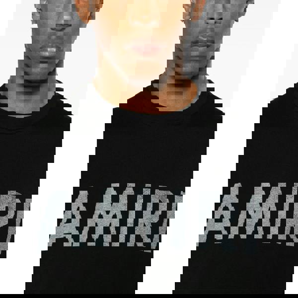 Amiri Logo Print T-Shirt   in  Black