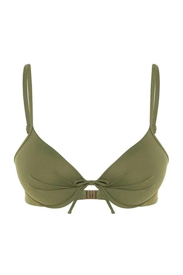 WOVCOR Balconette Bow Detail Padded Basic Bikini Top