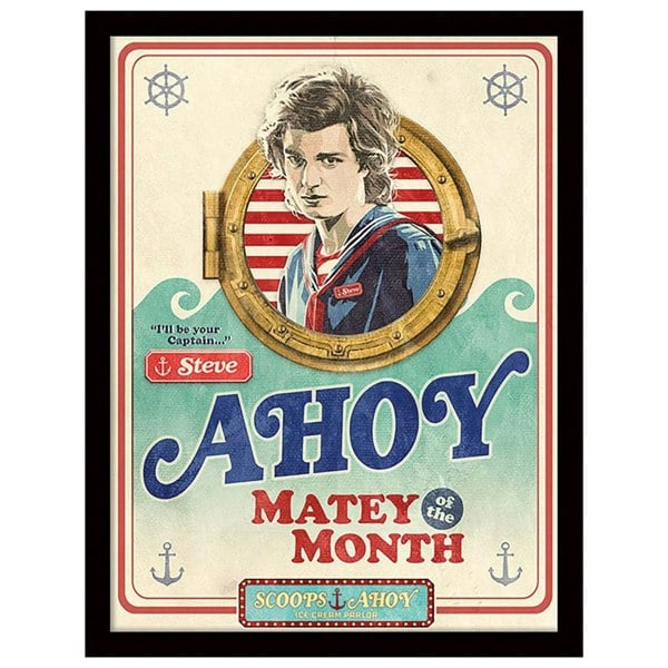 Stranger Things Matey Of The Month Print - Multicoloured