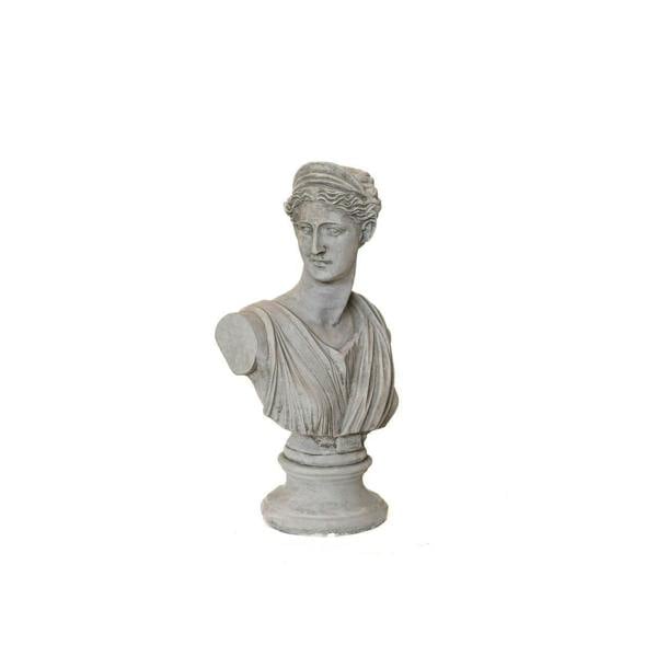 Classical Athena Bust Garden Ornament