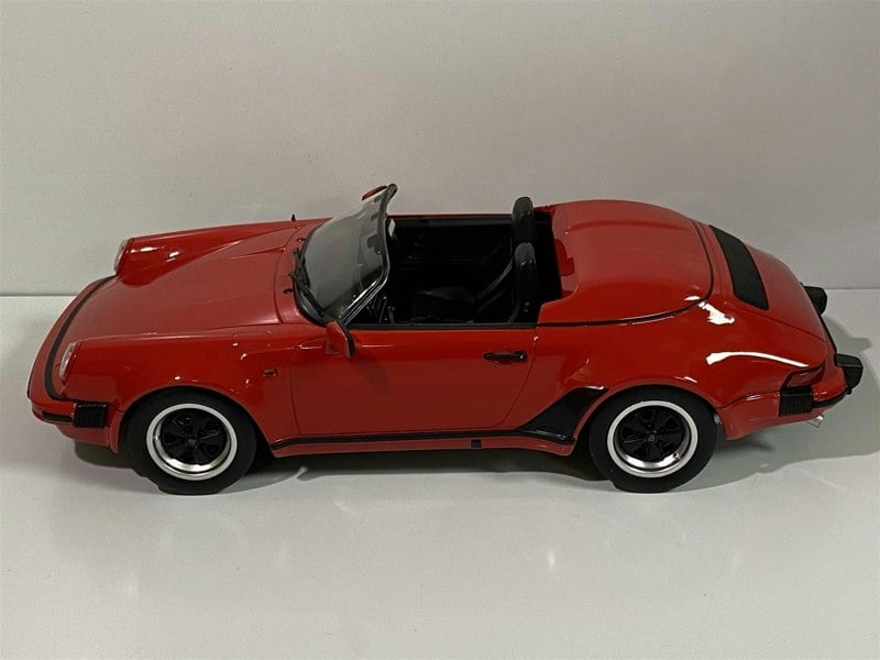 1989 porsche 911 targa speedster red 1:18 scale kk scale 180451