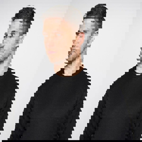 Gabicci G00K04 Mens Crew Neck Sweater Gabicci Classic - BLACK