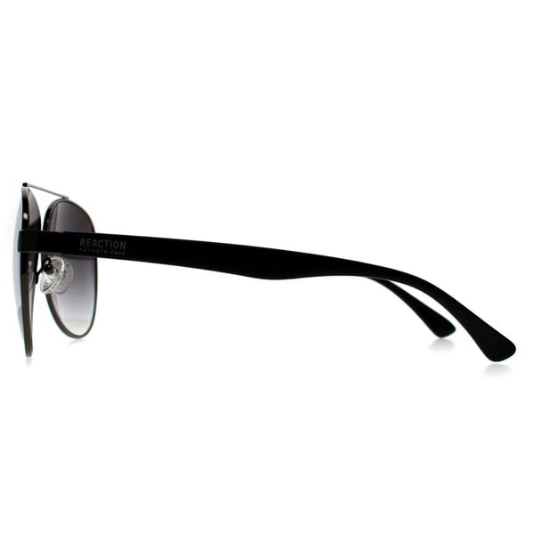 Kenneth Cole Reaction Sunglasses KC1394 08B Shiny Gunmetal Smoke Gradient