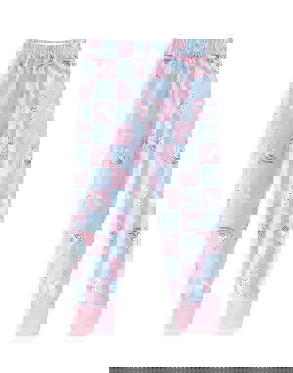 Disney Girls Pink Princess Long Sleeve Long Leg Pyjama Set