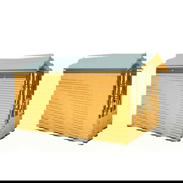 Shire Delmora 8x12 Summerhouse Interlock Cladding - Best Shed