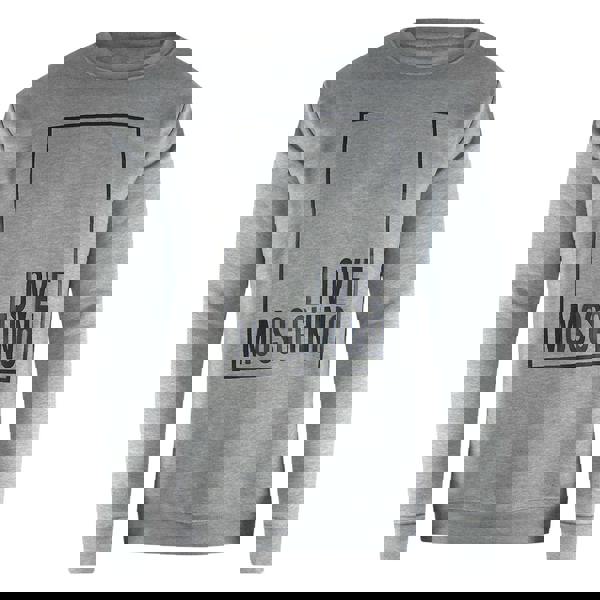 Moschino Love Moschino Box Logo Grey Sweatshirt