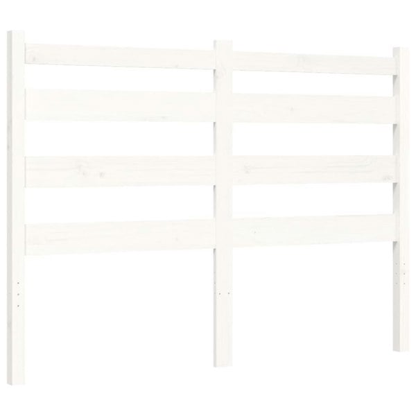 Berkfield Bed Frame with Headboard White 120x200 cm Solid Wood