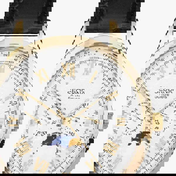 Sekonda Armstrong Moonphase Gold Plated Watch 30147